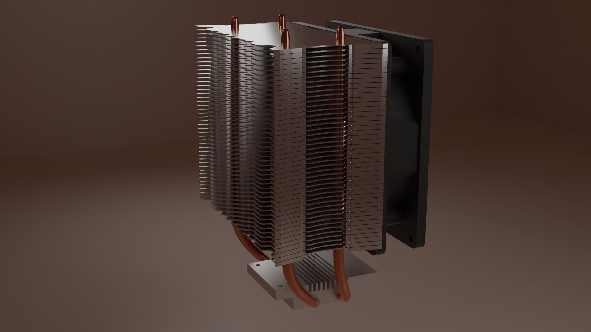 PC Cooler Xilence 3D model_1