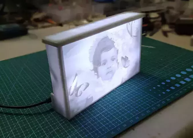 Lithophane Base 3D print model