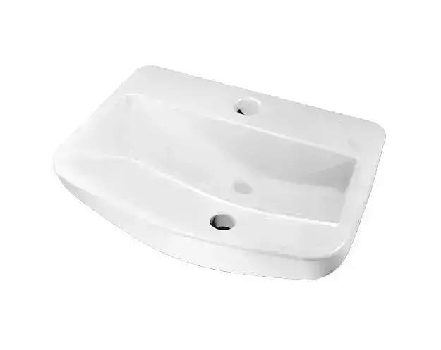 White Marble Wash Basin Low-poly 3D model