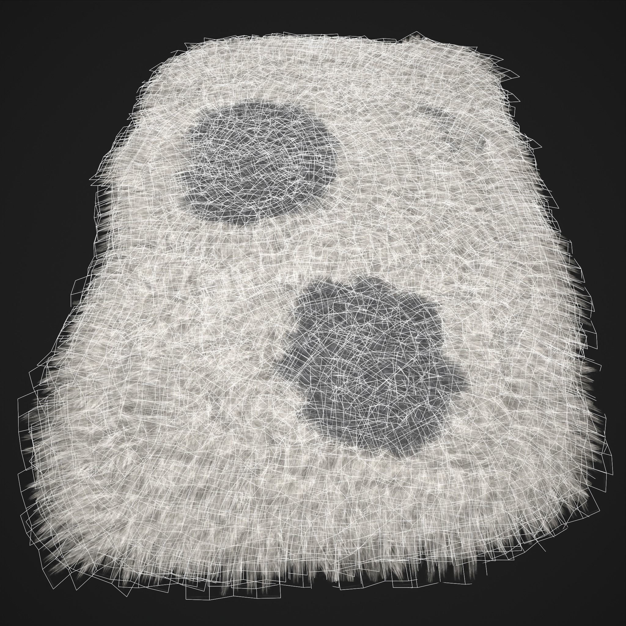 Viking Style Furs Grey and Spotted 3D Model Collection_21