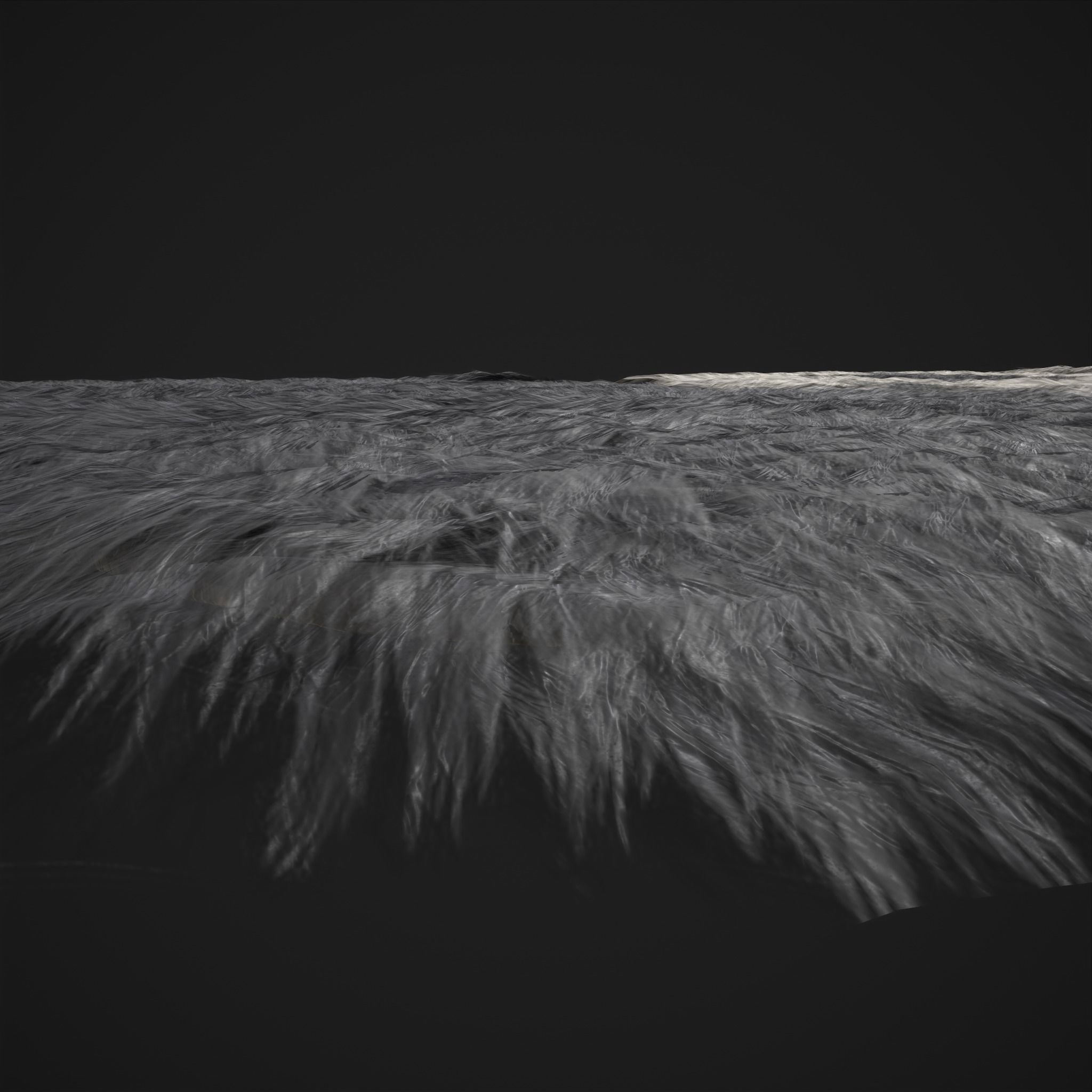 Viking Style Furs Grey and Spotted 3D Model Collection_10