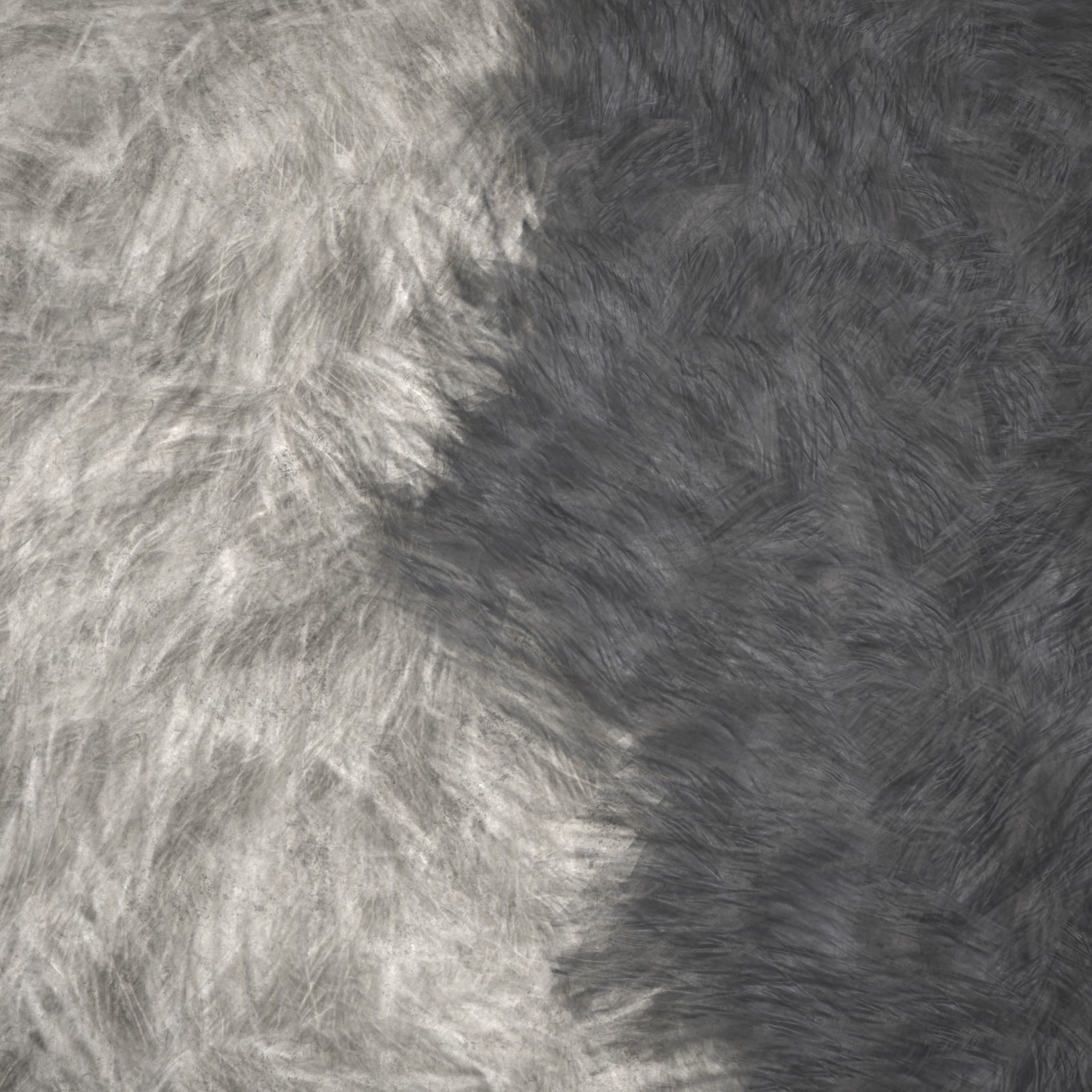 Viking Style Furs Grey and Spotted 3D Model Collection_12