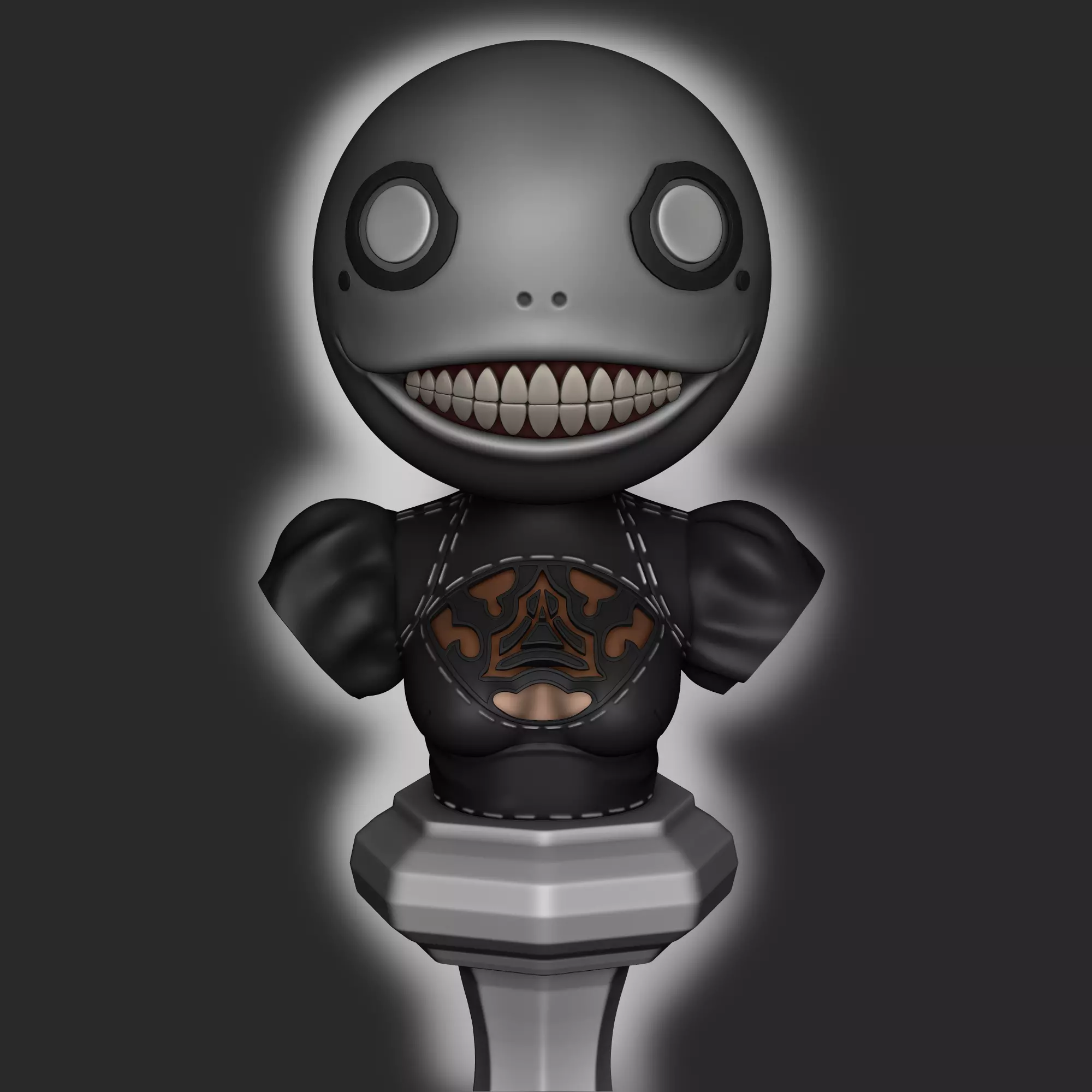 2B bust - Nier Automata 3D print model_0