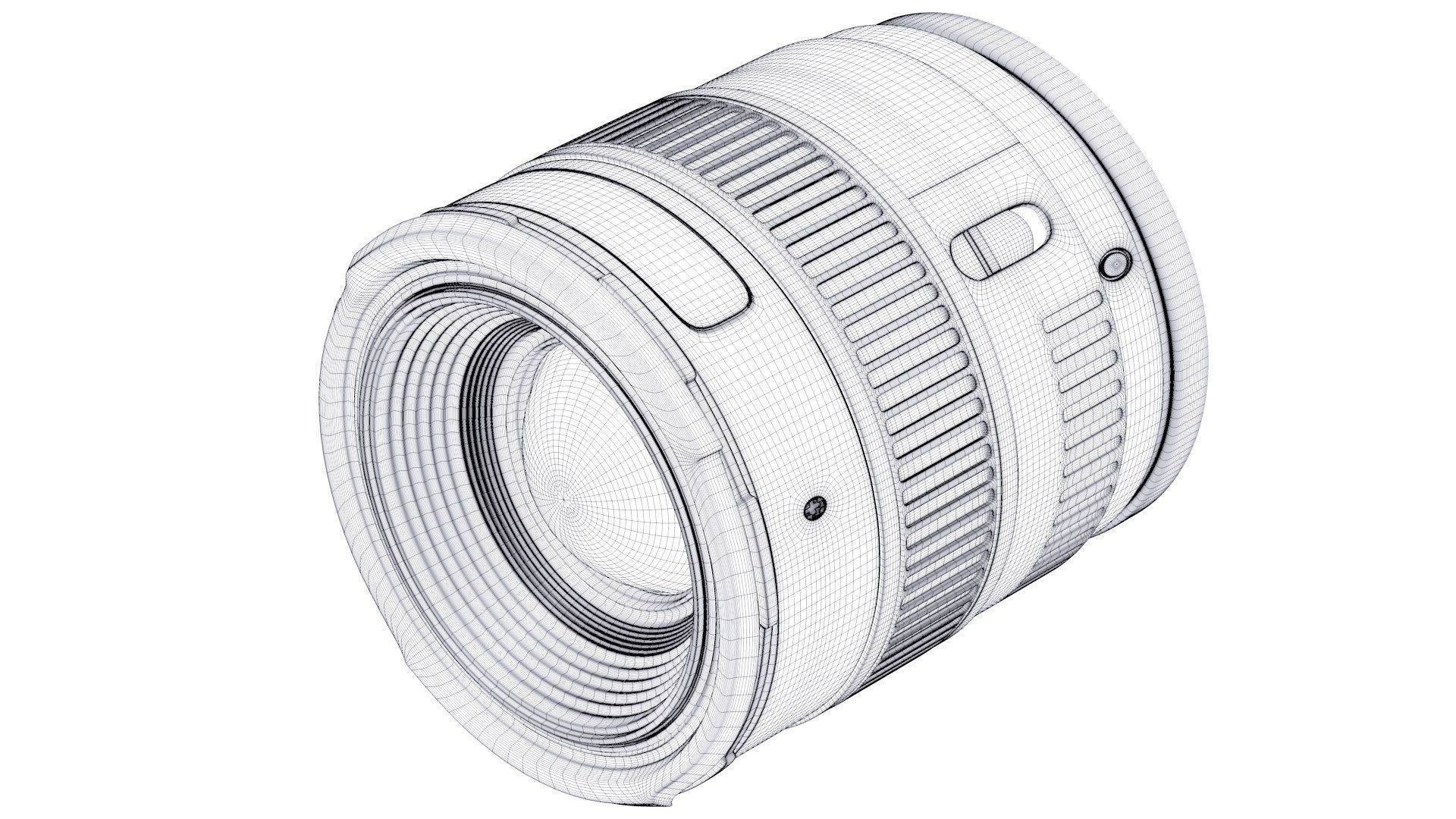 Camera Lens 3D model_2