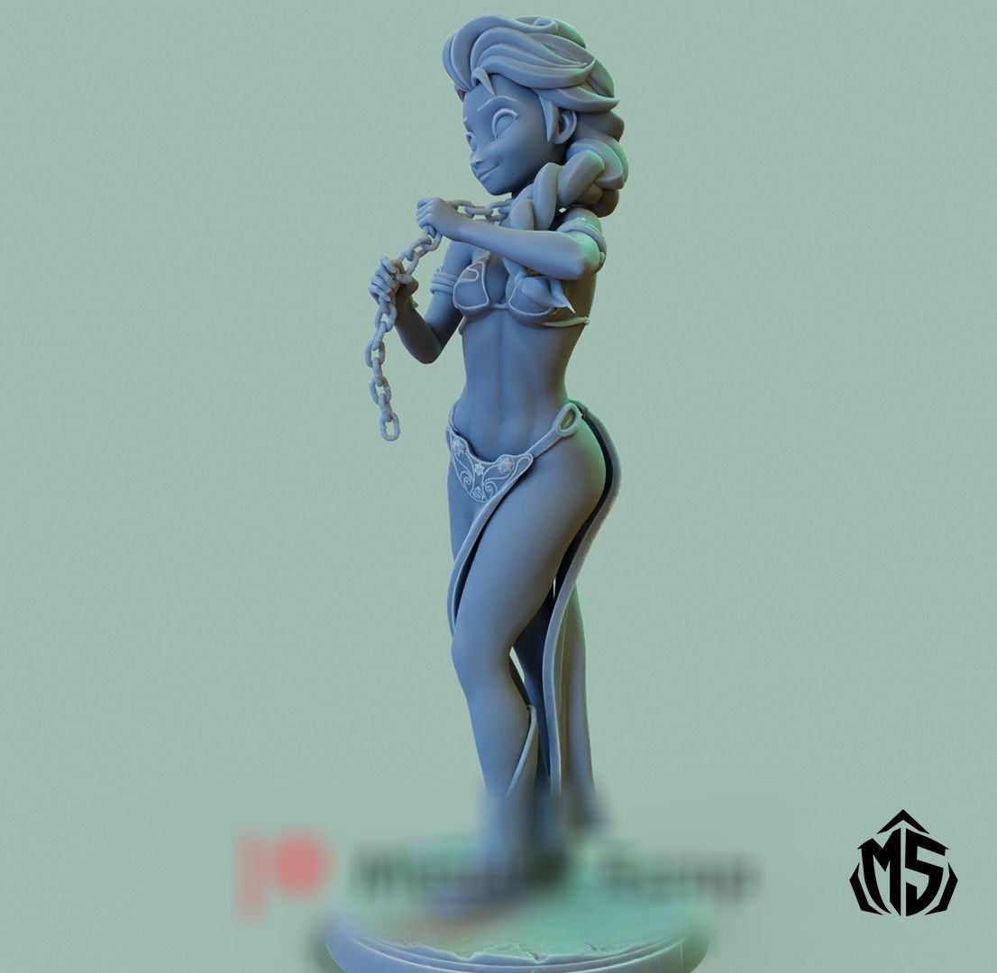 Elsa Slave 3D print model_5