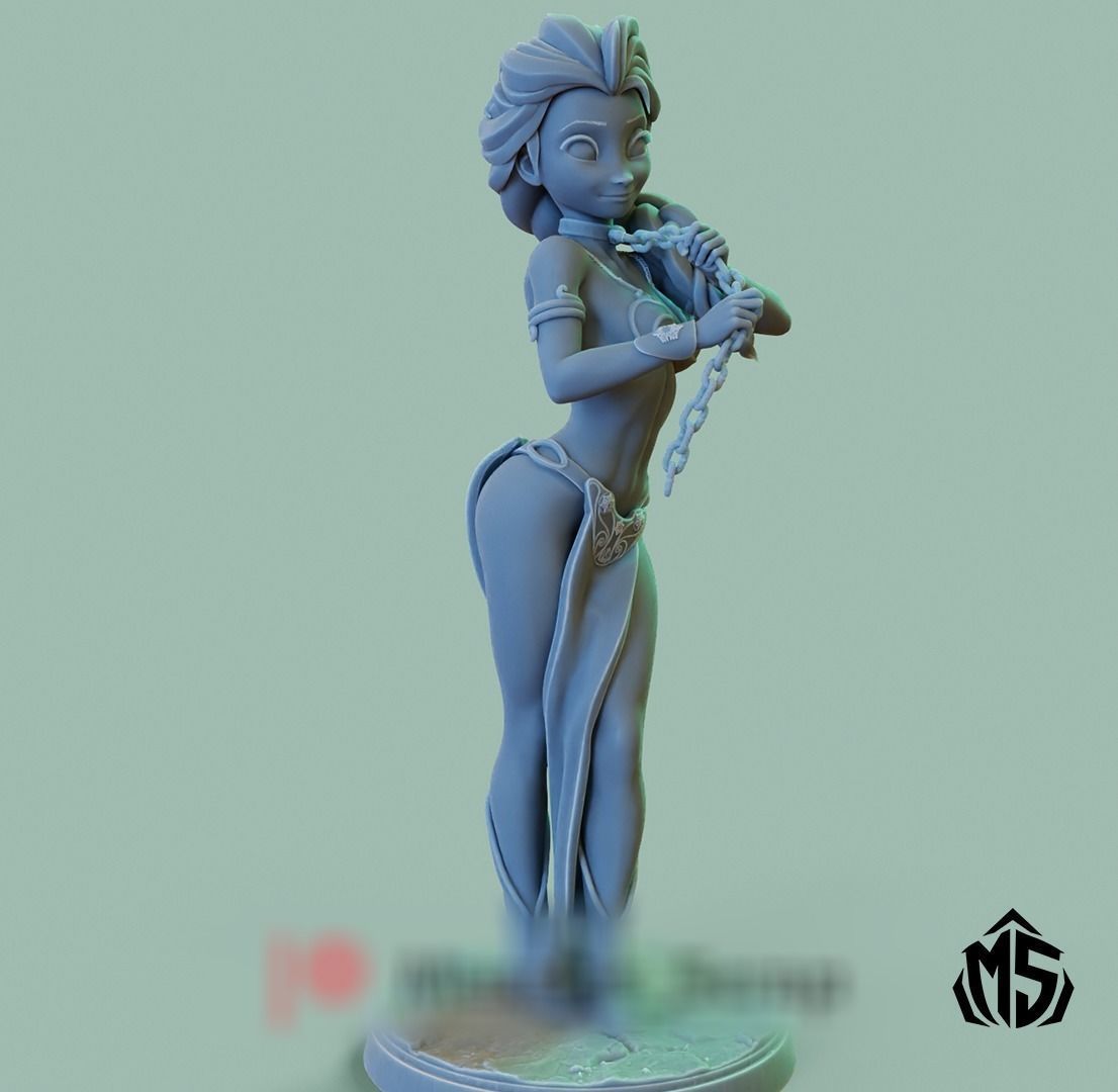 Elsa Slave 3D print model_4