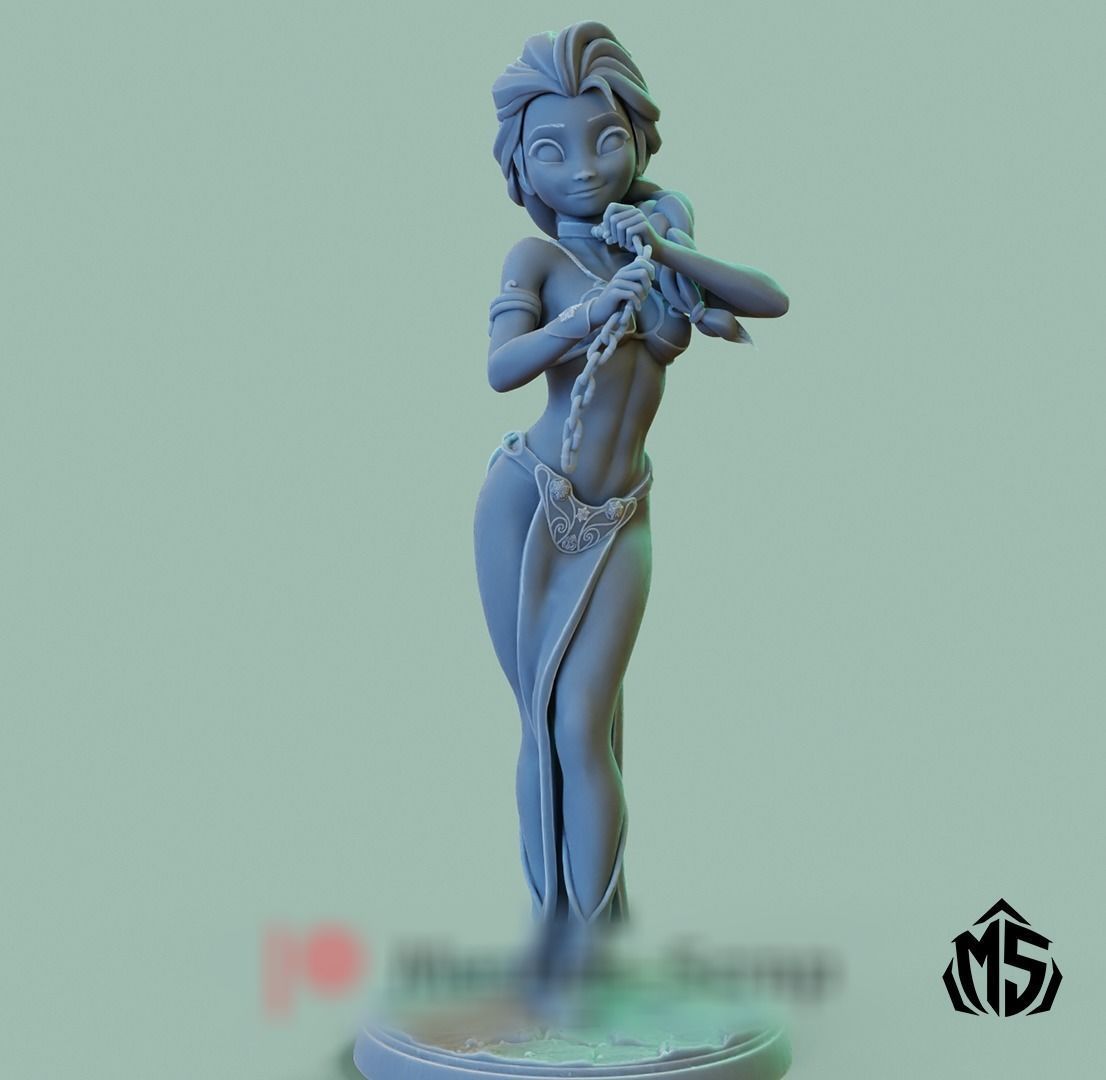 Elsa Slave 3D print model_3