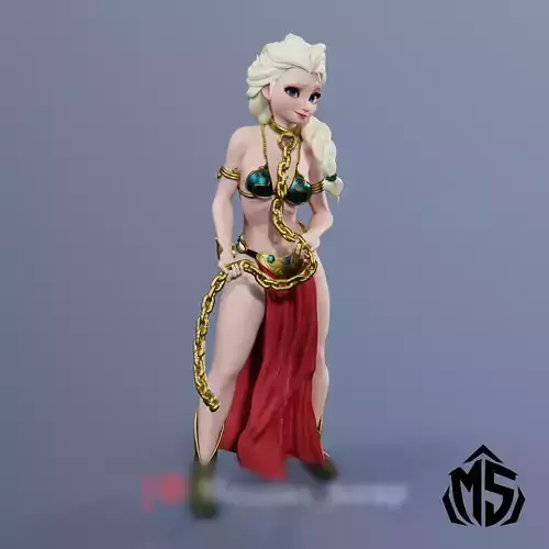 Princess Elsa Slave 3D print model