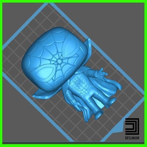 Spider Man Hunter What If Funko Pop 3D print model_2