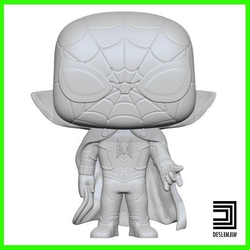 Spider Man Hunter What If Funko Pop 3D print model_1