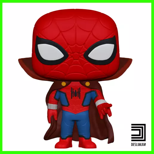 Spider Man Hunter What If Funko Pop 3D print model_0