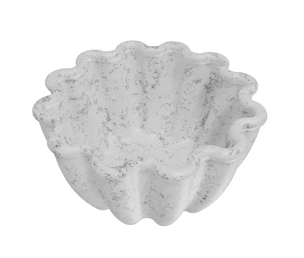 Classic Ceramic Bowl Low-poly 3D model_0