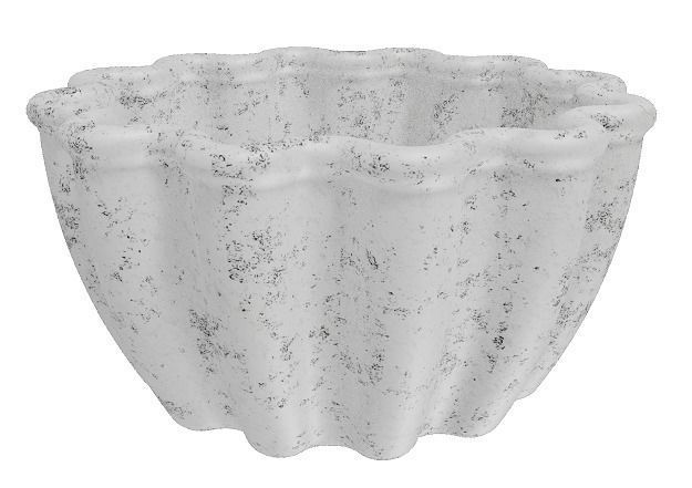 Classic Ceramic Bowl Low-poly 3D model_2