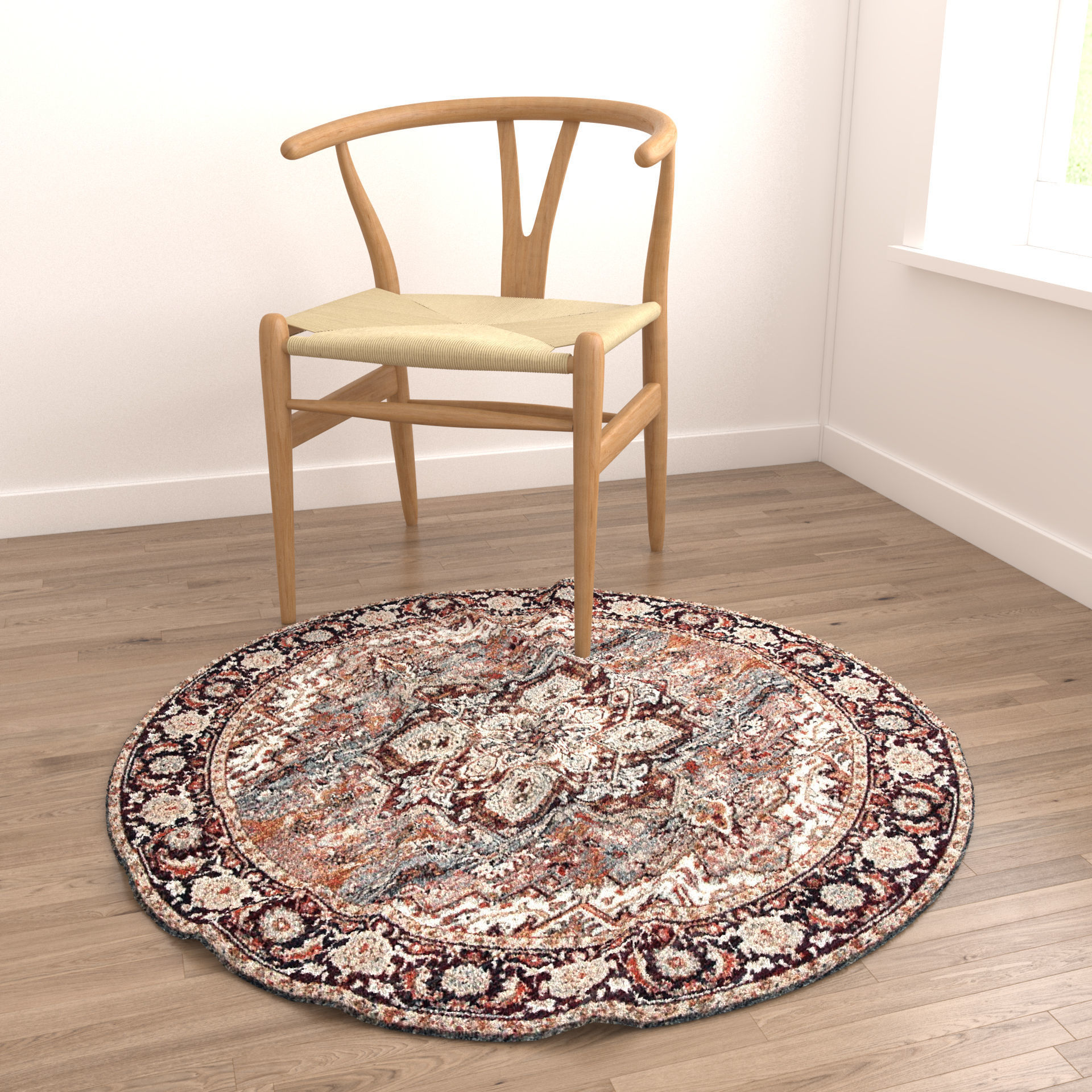 Rugs No 505 Low-poly 3D model_3