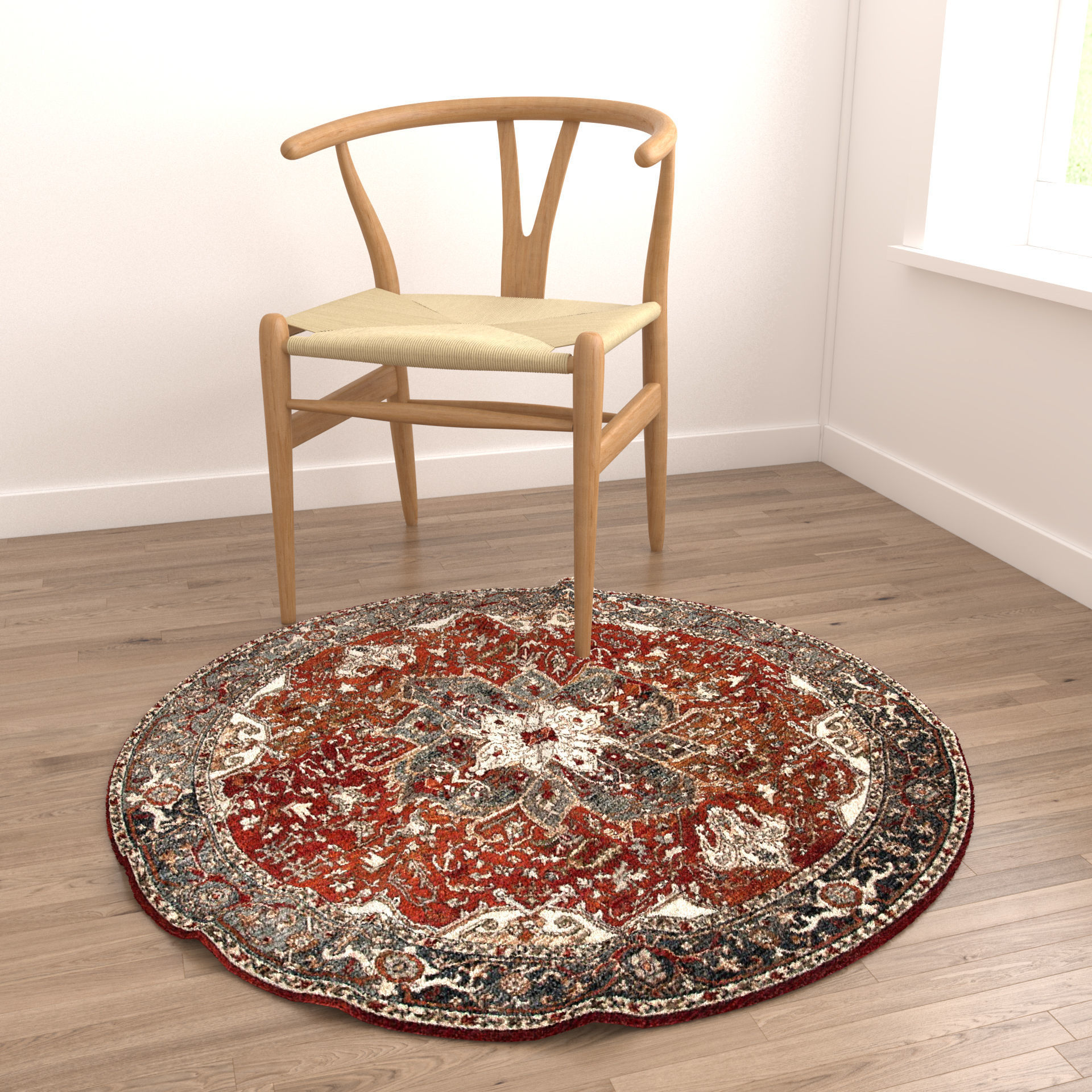 Rugs No 505 Low-poly 3D model_4
