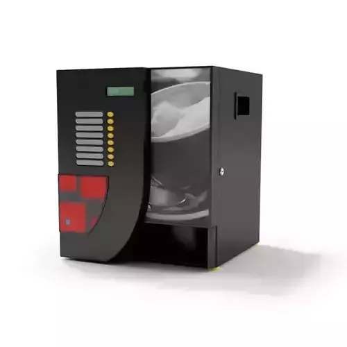 Black Cubic Beverage Machine