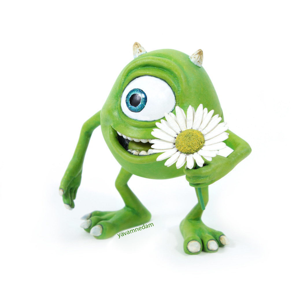 Mike Wazowski 3D print model_0