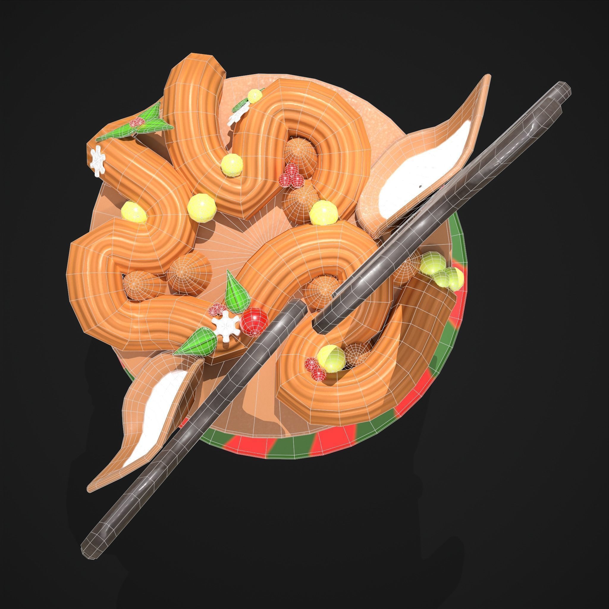 Christmas Props Mix One  3D Model Collection_39