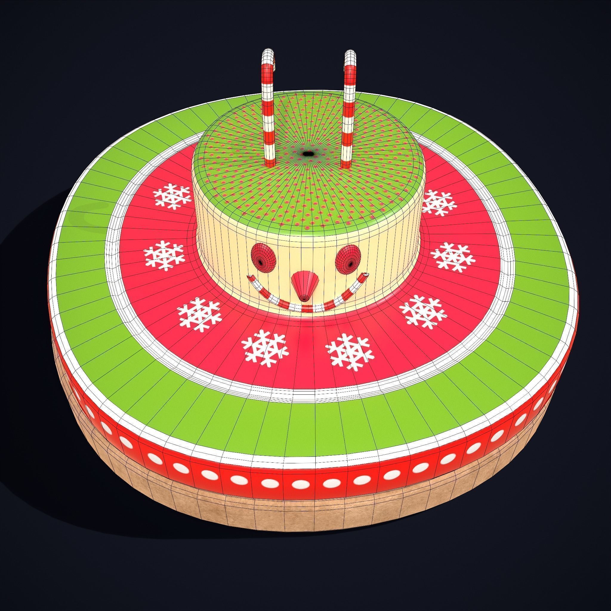 Christmas Props Mix One  3D Model Collection_37