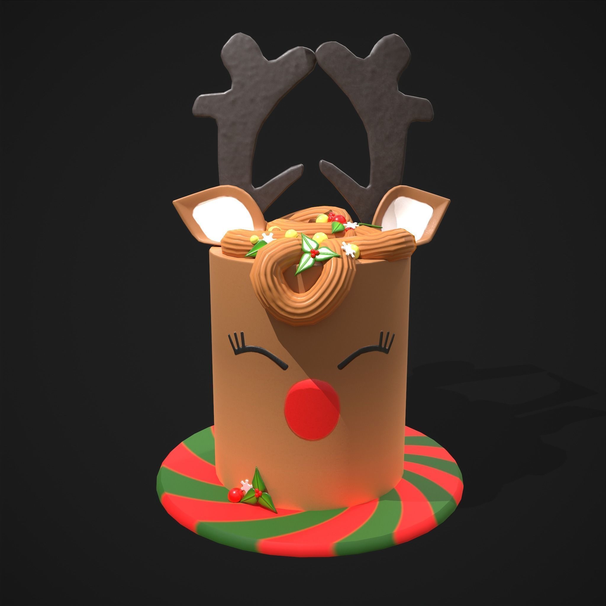 Christmas Props Mix One  3D Model Collection_40