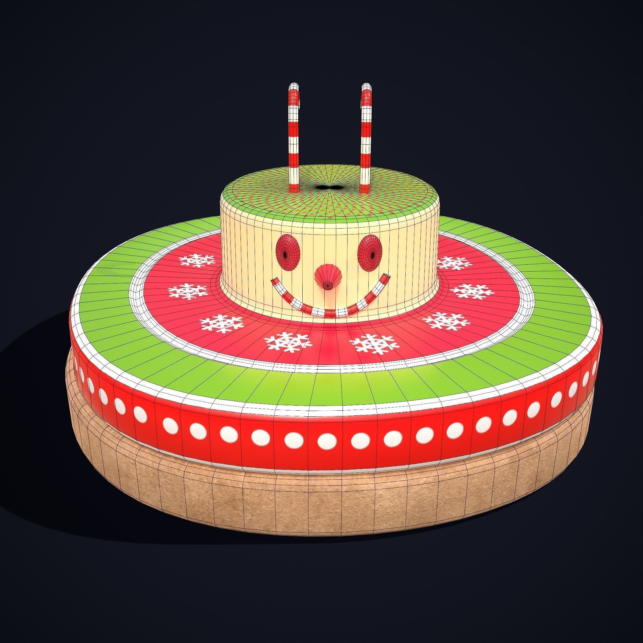 Christmas Props Mix One  3D Model Collection_15