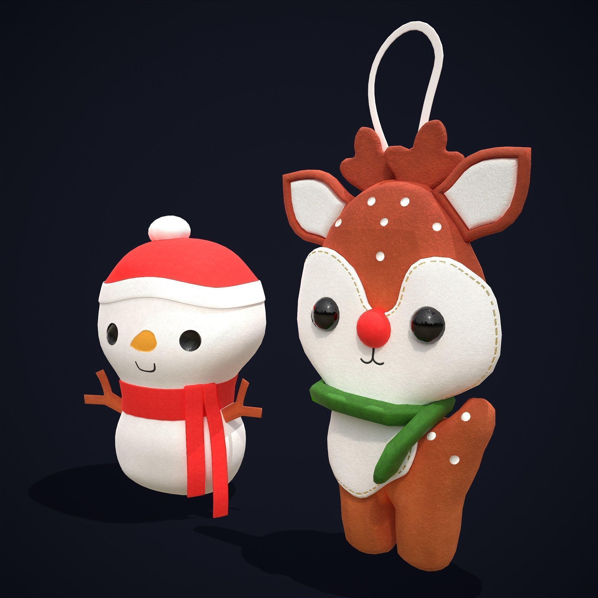 Christmas Props Mix One  3D Model Collection_20