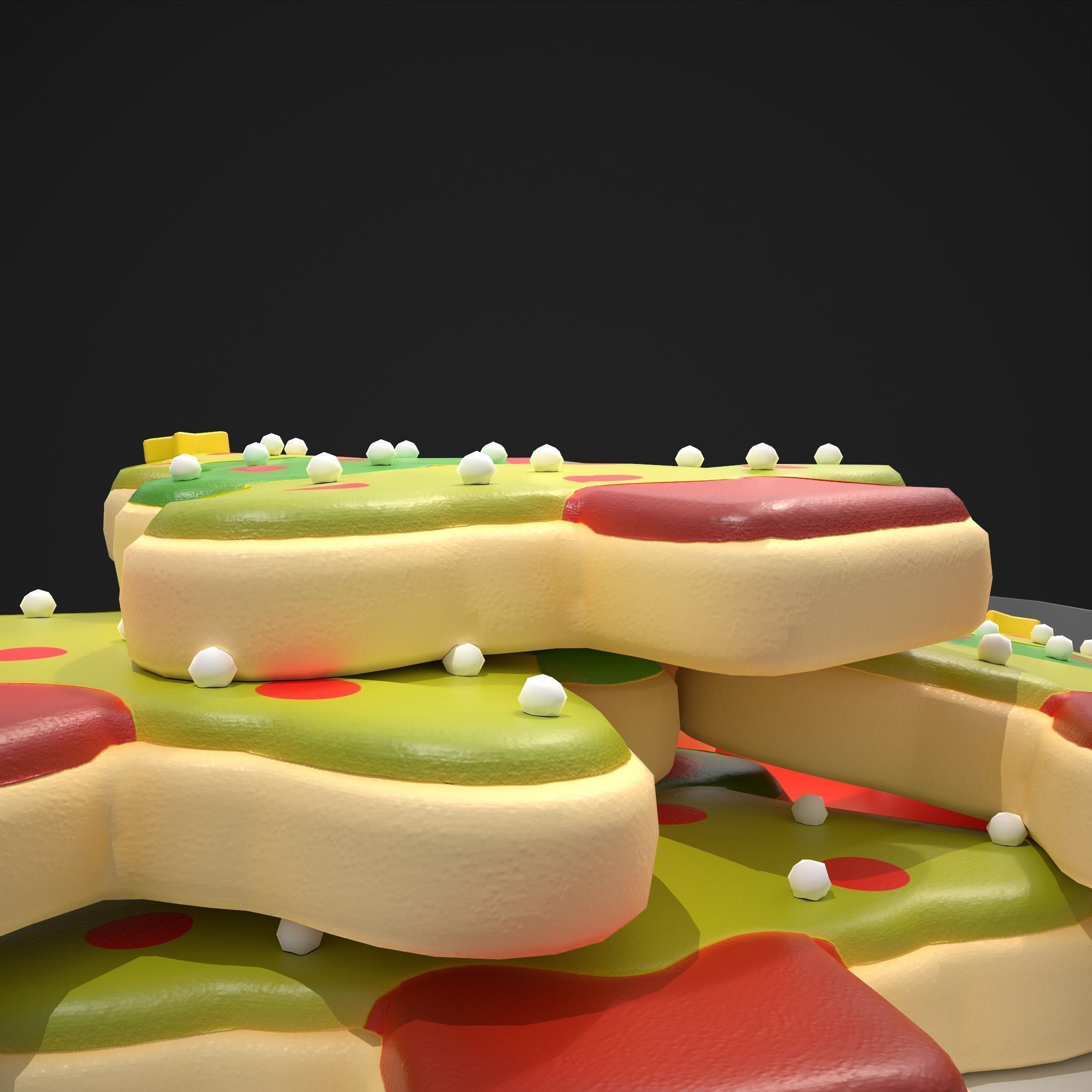 Christmas Props Mix One  3D Model Collection_42