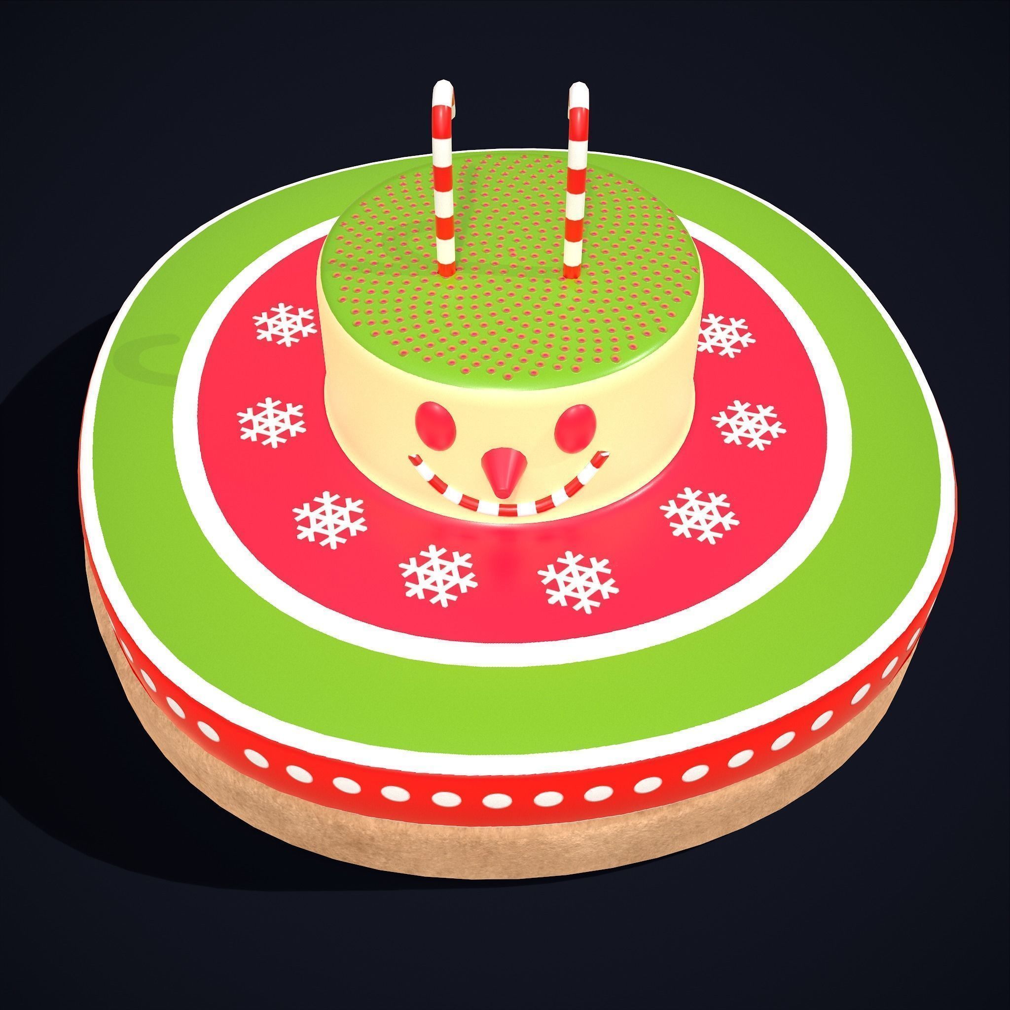 Christmas Props Mix One  3D Model Collection_36