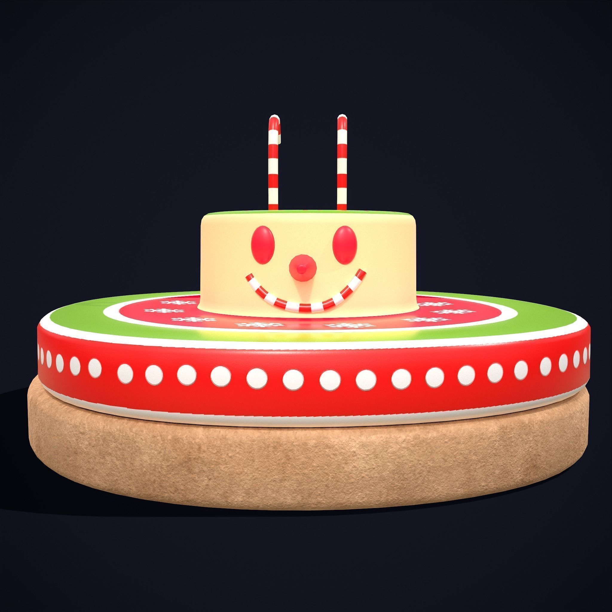 Christmas Props Mix One  3D Model Collection_24