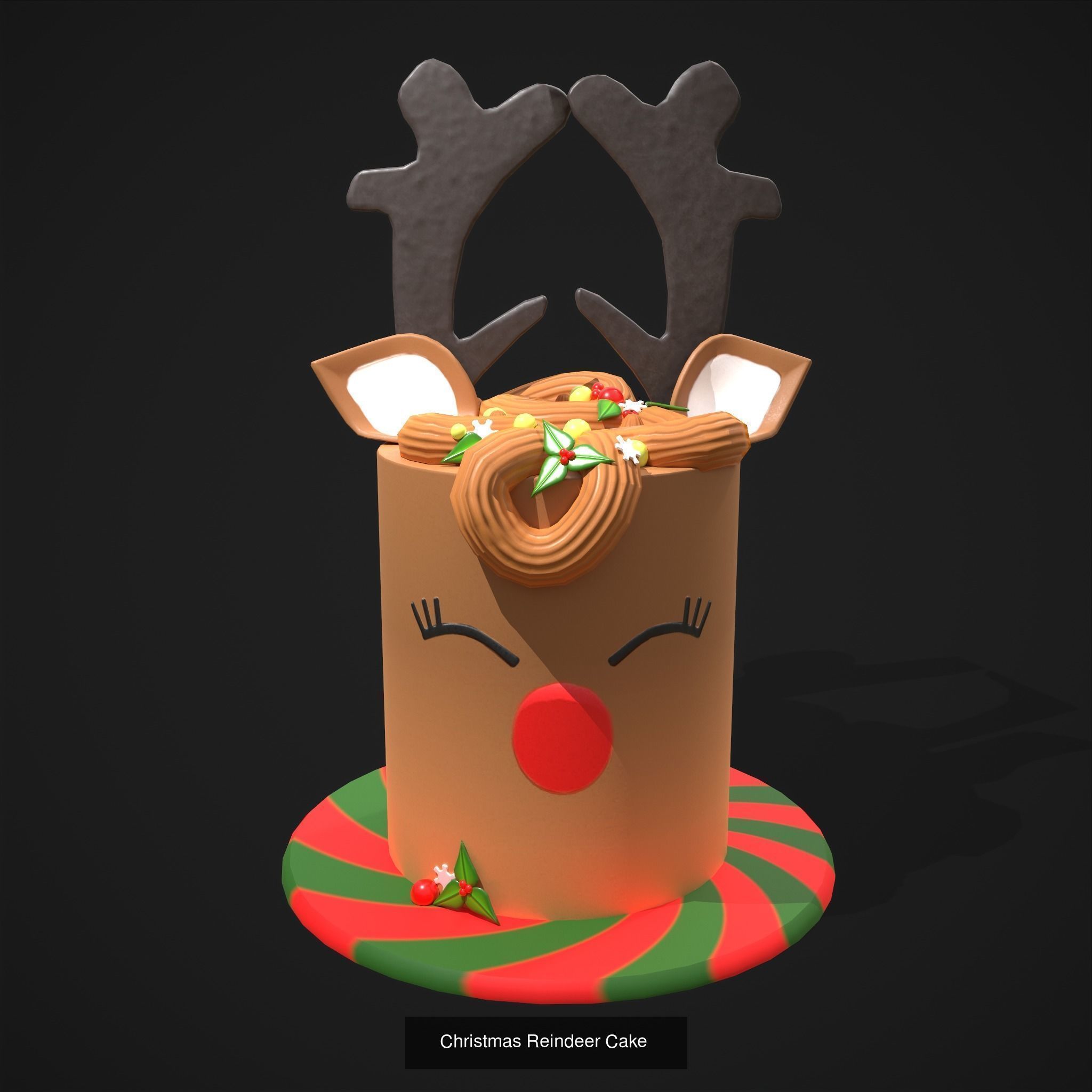 Christmas Props Mix One  3D Model Collection_6