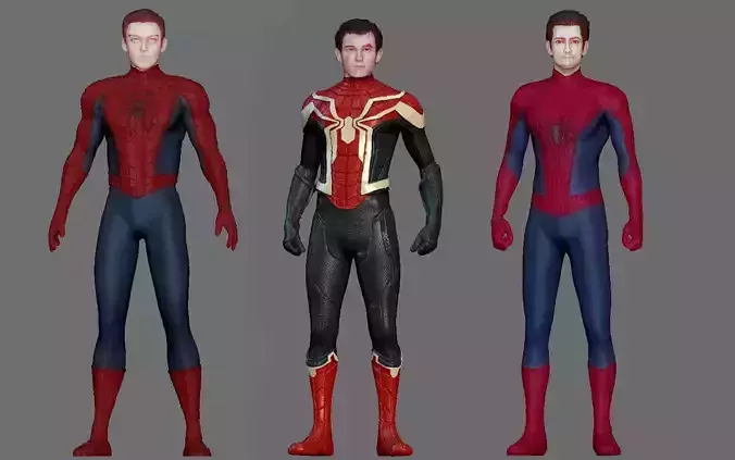 SPIDERMAN NO WAY HOME MULTIVERSE PACK TOM HOLLAND MCU MARVEL 3D print model