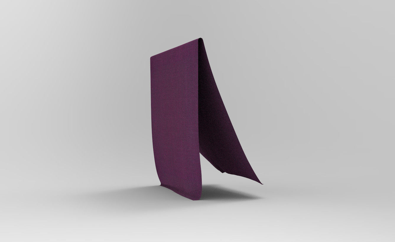 Cloth 874 FBX Low-poly 3D model_2