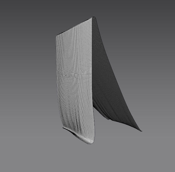 Cloth 874 FBX Low-poly 3D model_6