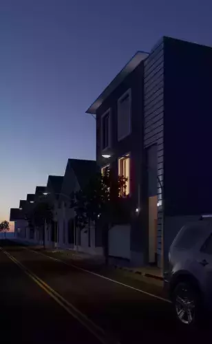 Architectural Exterior Rendering with Sketchup