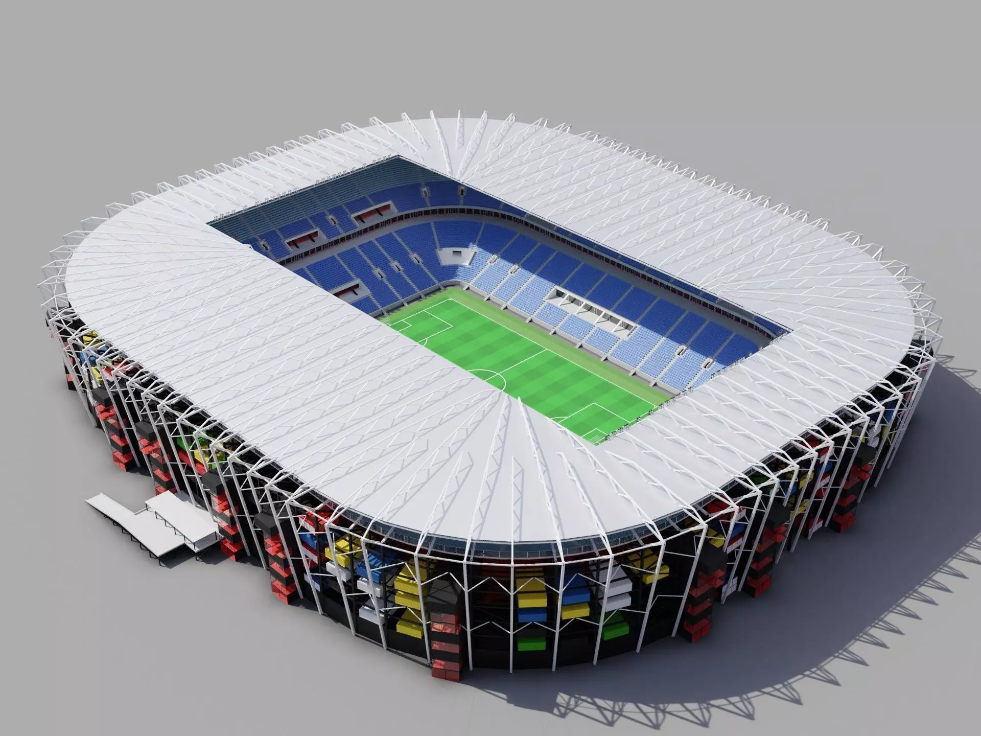 Stadium 974 Fifa world cup 2022 qatar 3D model