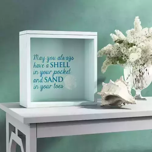 Desideria Shells and Sand Keepsake Piggy Bank Free 3D model