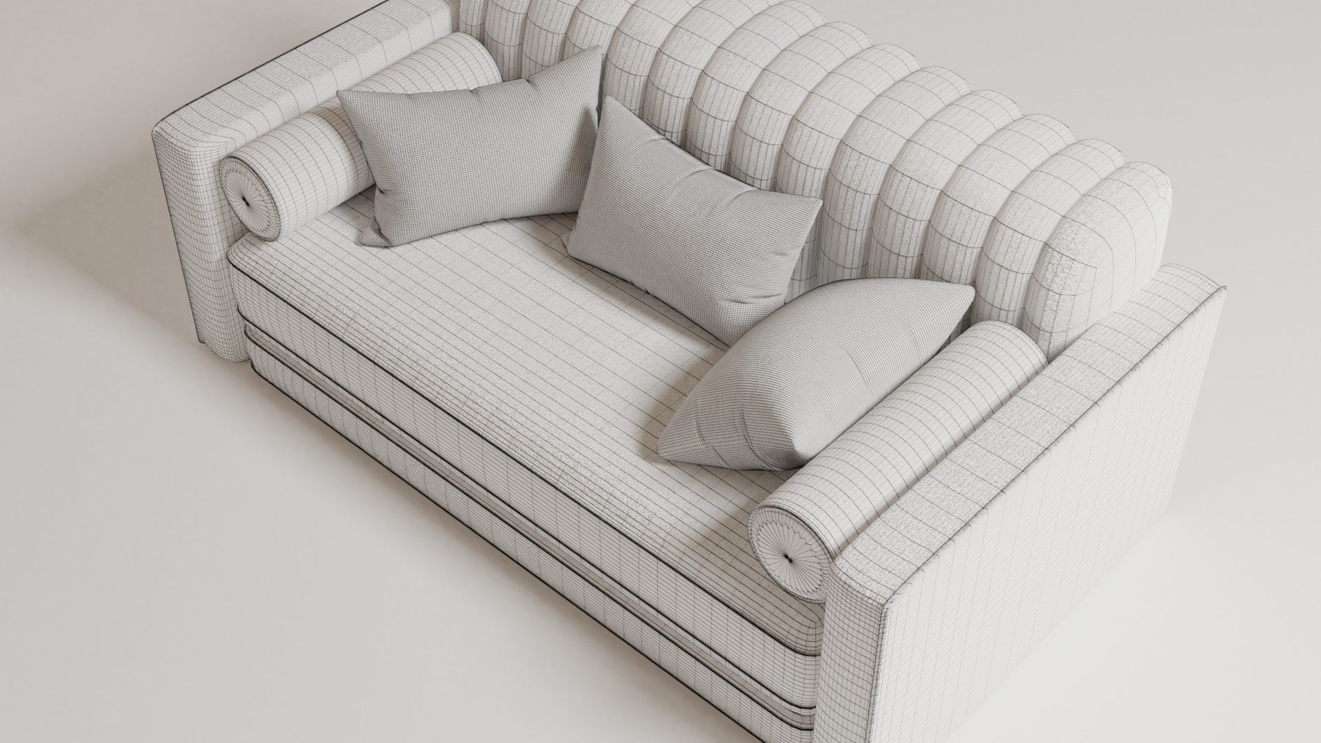 Relaxing couch or sofa 3D model_4