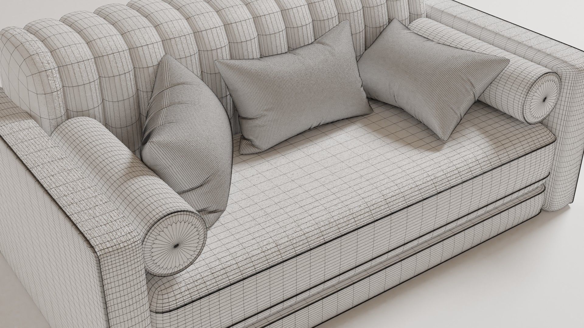 Relaxing couch or sofa 3D model_3