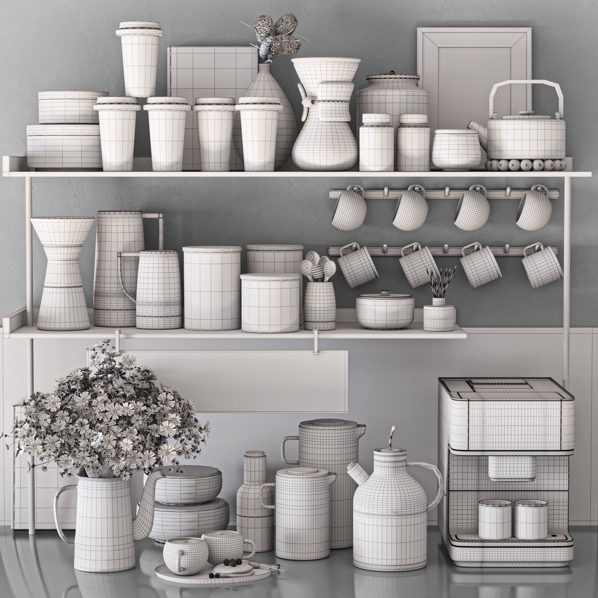 kitchen accessories021 3D model_4