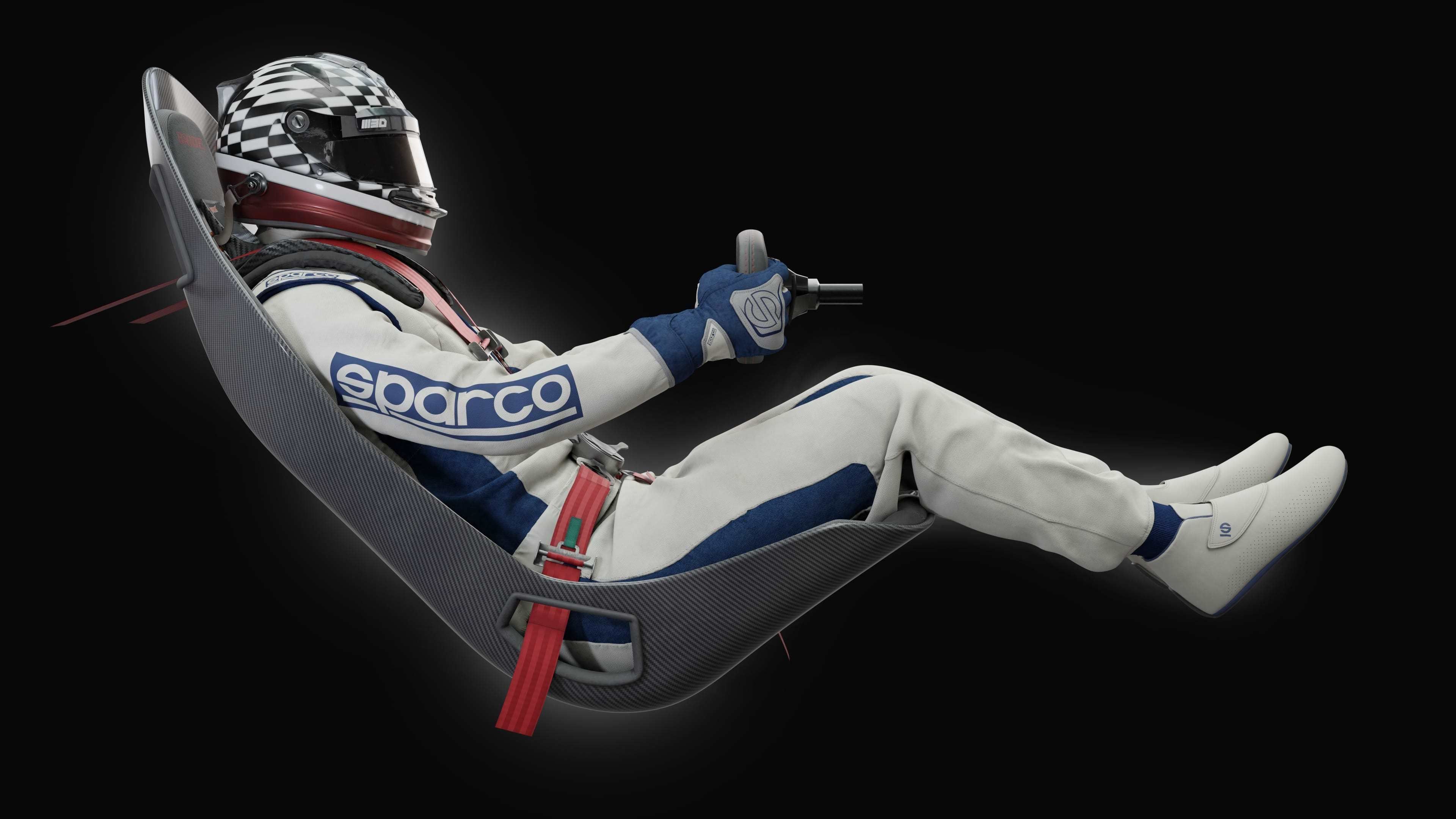 High Quality Race Driver Suit 3D model_2