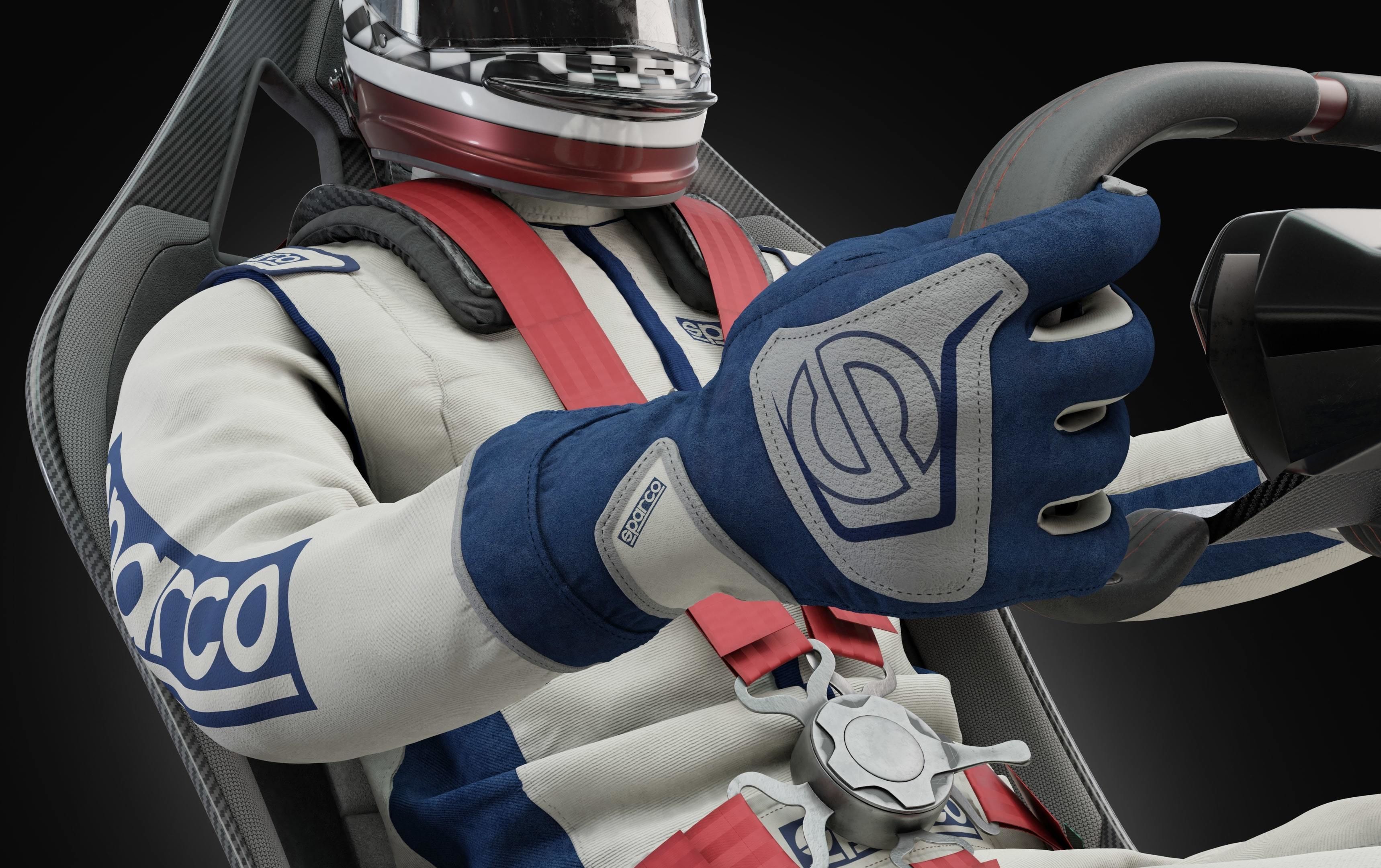 High Quality Race Driver Suit 3D model_5