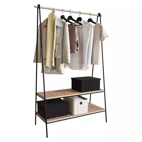 Vray ACACIA Kledingrek  Coat rack hallway wardrobe clothes
