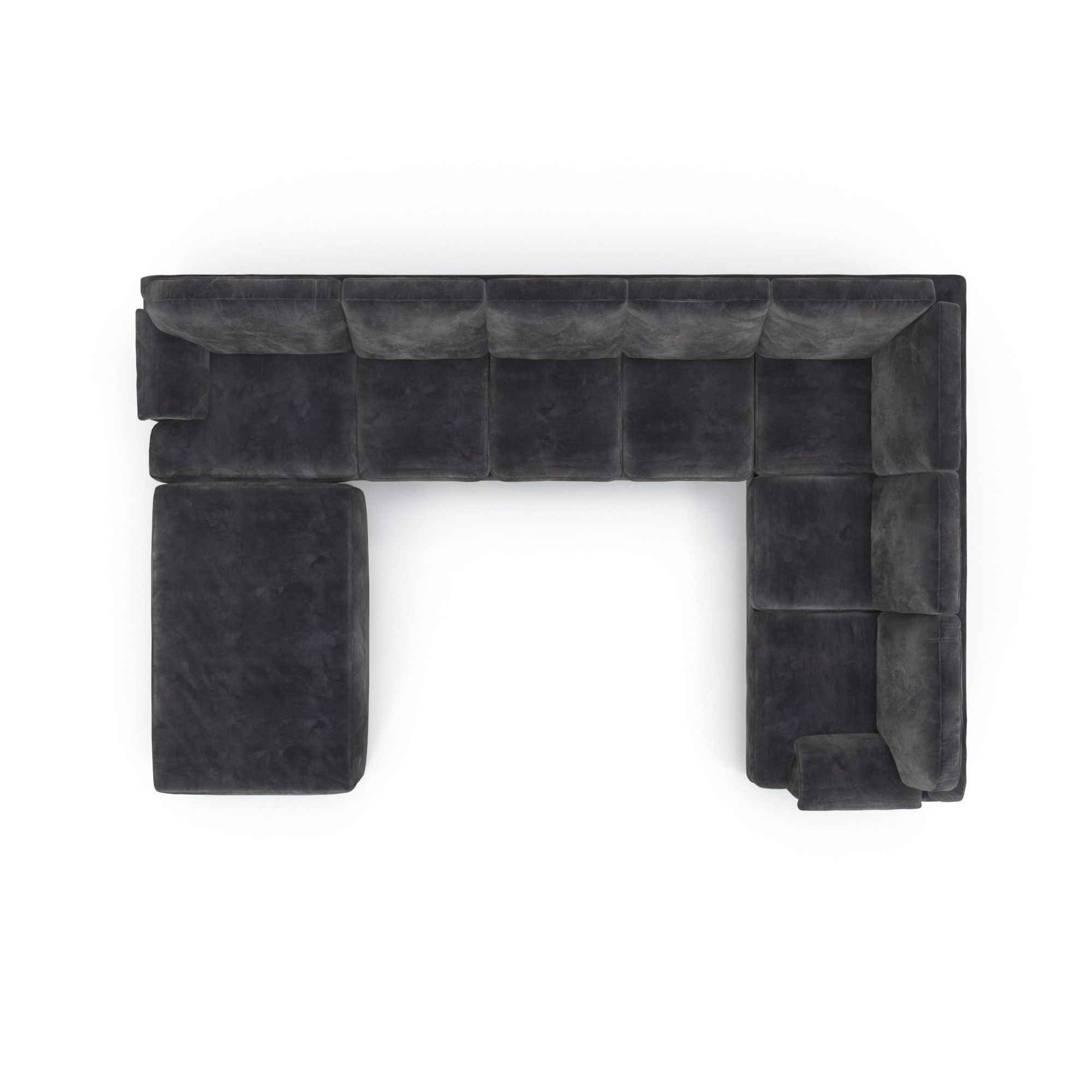 Key West Sectional LShaped Couch Free 3D model_1