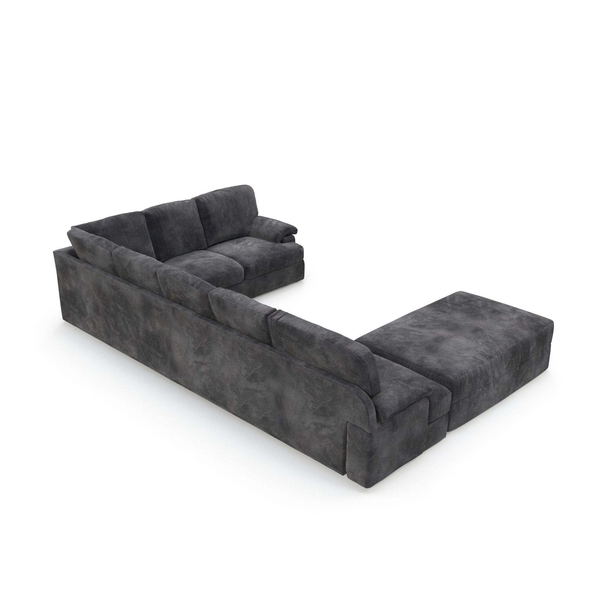 Key West Sectional LShaped Couch Free 3D model_3