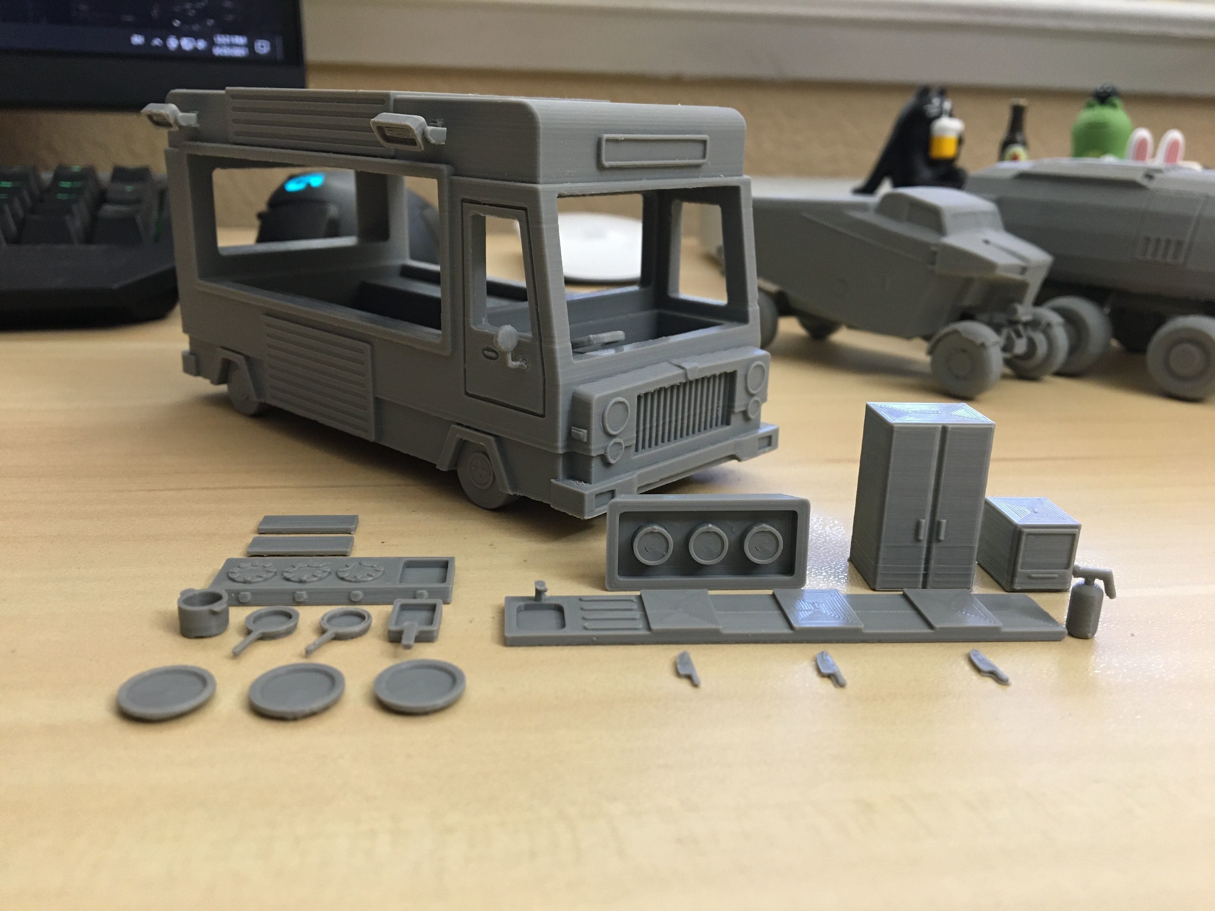 Overcooked food truck 3D print model_3