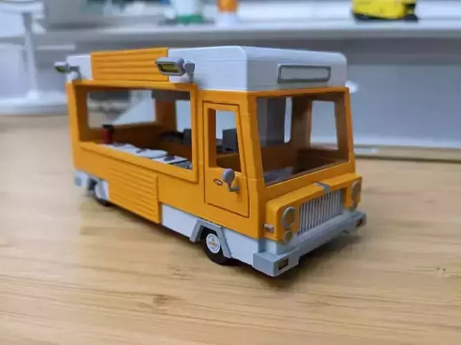 Overcooked food truck 3D print model