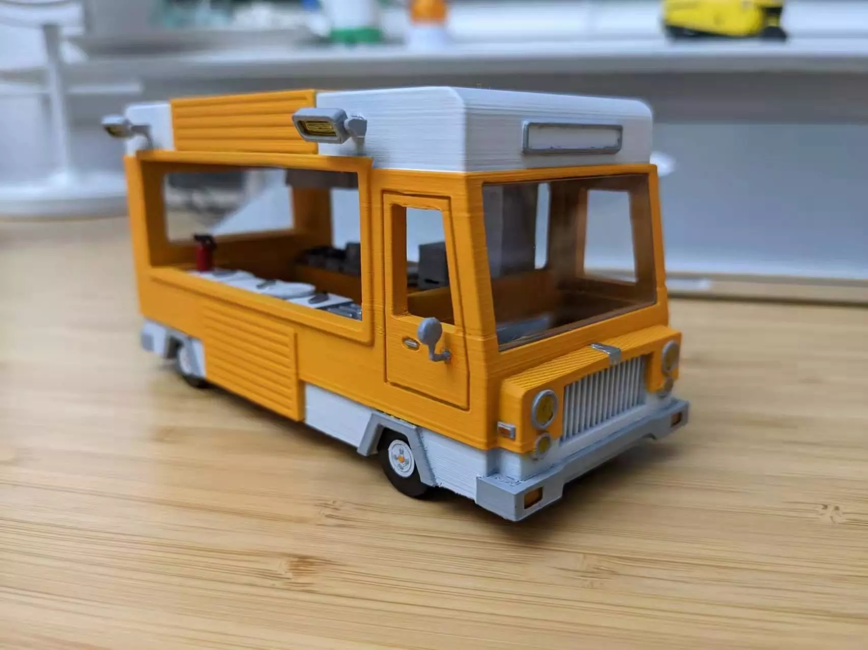 Overcooked food truck 3D print model_0