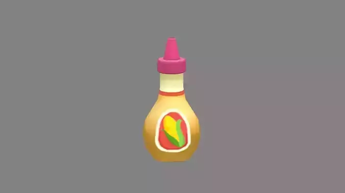 Cartoon seasoning - corn sauce - jam