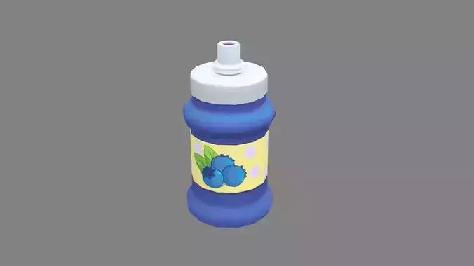 Cartoon seasoning - blueberry jam - juice