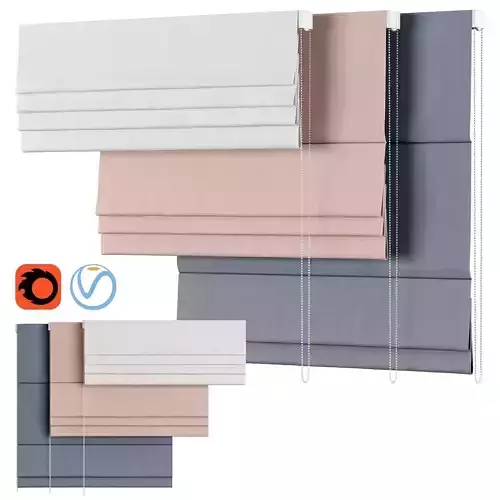 Roman Curtains 130 Cotton Linen Roman Blackout Cordless Shade